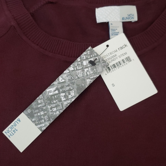 NWT 14th & Union front tie sweater - Picture 3 of 6